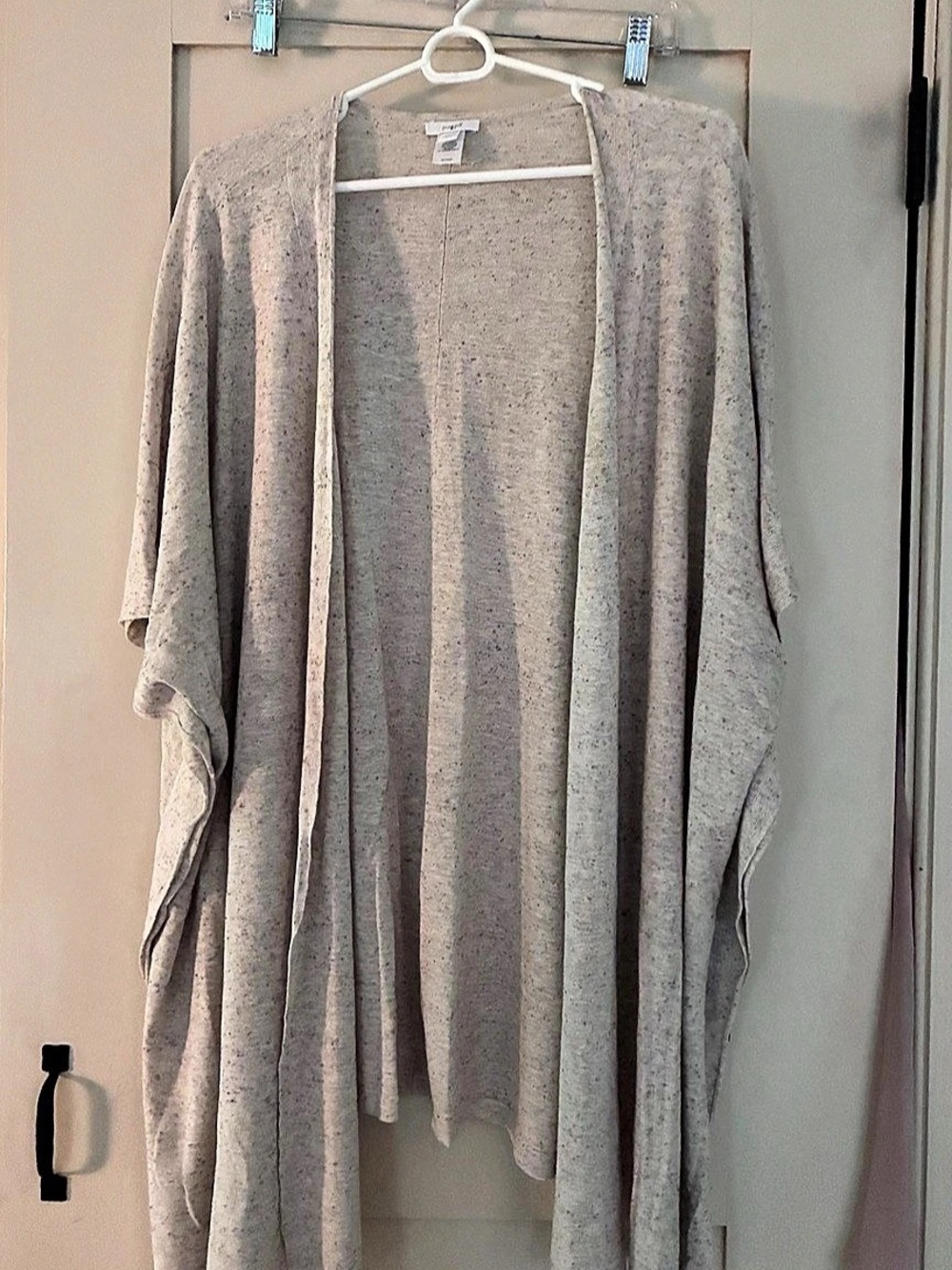 Pure Jill Linen Blend Open Front Cardigan Size M/L